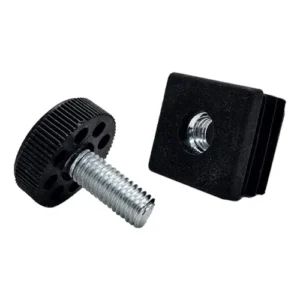 Tornillo nivelador tubo cuadrado 1 x 1