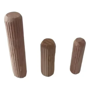 Tarugos de madera medidas 10 x 50 bolsa de 40 unidades